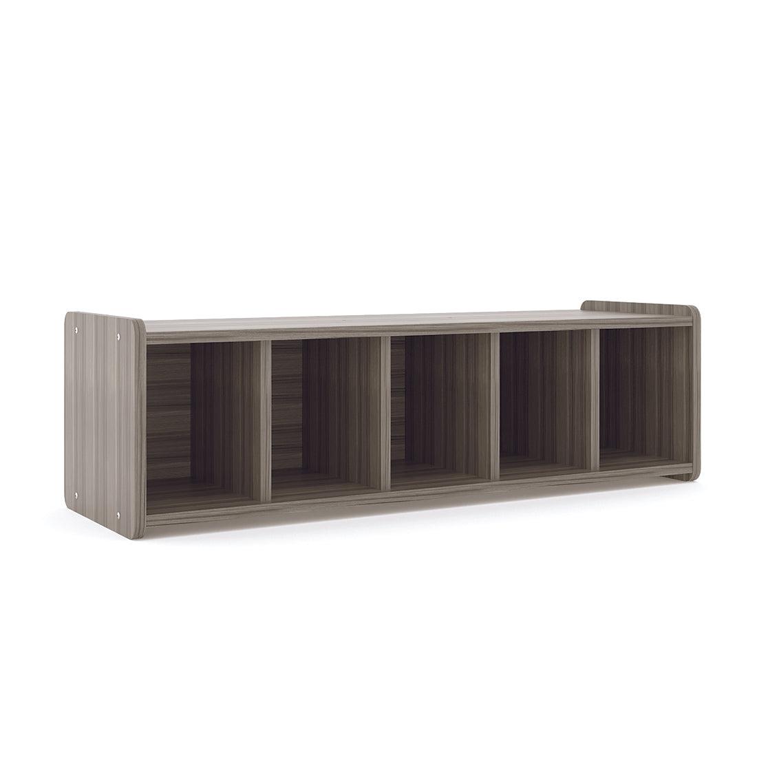 Tot Mate 5 - Compartment Book Cubby Bench with Integrated Seating 46"W x 15"D x 14"H Assembled (TOT - TM2185A) - SchoolOutlet