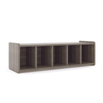Tot Mate 5 - Compartment Book Cubby Bench with Integrated Seating 46