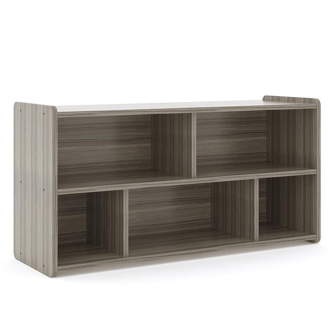 Tot Mate 5 - Compartment Daycare Cube Storage Shelf 46"W x 15"D x 23.5"H Unassemble (TOT - TM2202R) - SchoolOutlet