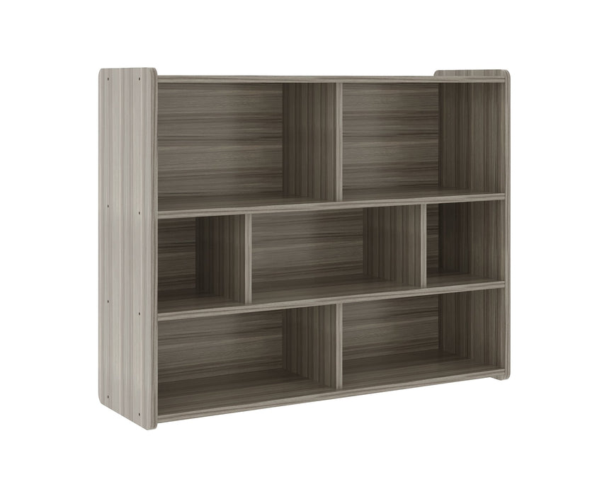 Tot Mate 7 - Compartment School - Age Cube Storage Shelf 46"W x 15"D x 37.5"H Assembled (TOT - TM2206A) - SchoolOutlet
