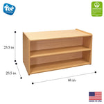 Tot Mate 2 - Level Double - Sided Toddler Island Storage Shelf 46