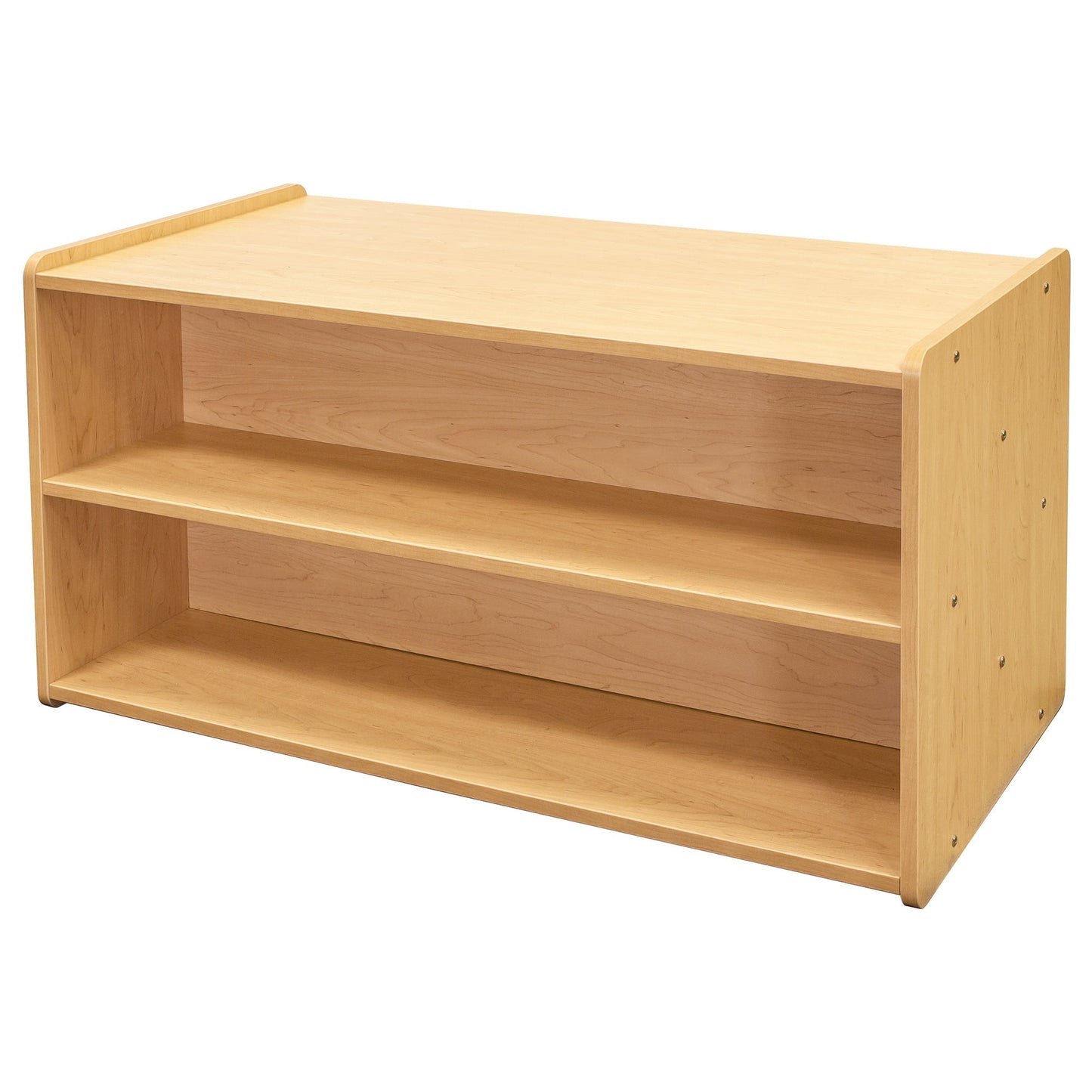 Tot Mate 2 - Level Double - Sided Toddler Island Storage Shelf 46"W x 23.5"D x 23.5"H Assembled (TOT - TM2224A) - SchoolOutlet