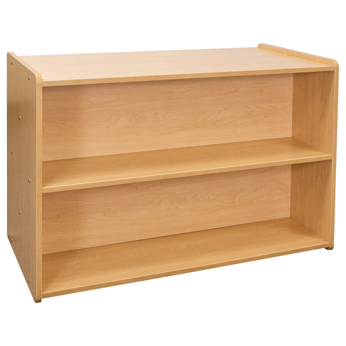 Tot Mate 2 - Level Double - Sided Preschool Island Storage Shelf 46"W x 23.5"D x 30.5"H Assembled (TOT - TM2226A) - SchoolOutlet