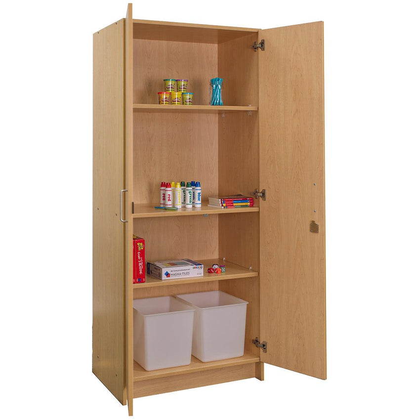 Tot Mate 2 - Door Locking Tall Teacher Storage Cabinet 30"W x 20.5"D x 72"H Unassemble (TOT - TM2264R) - SchoolOutlet