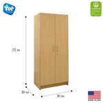 Tot Mate 2 - Door Locking Tall Teacher Storage Cabinet 30