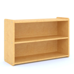Tot Mate Pre-Assembled Small Toddler Storage 2-Shelf 36"W x 12"D x 23"H (TOT-TM2301A)