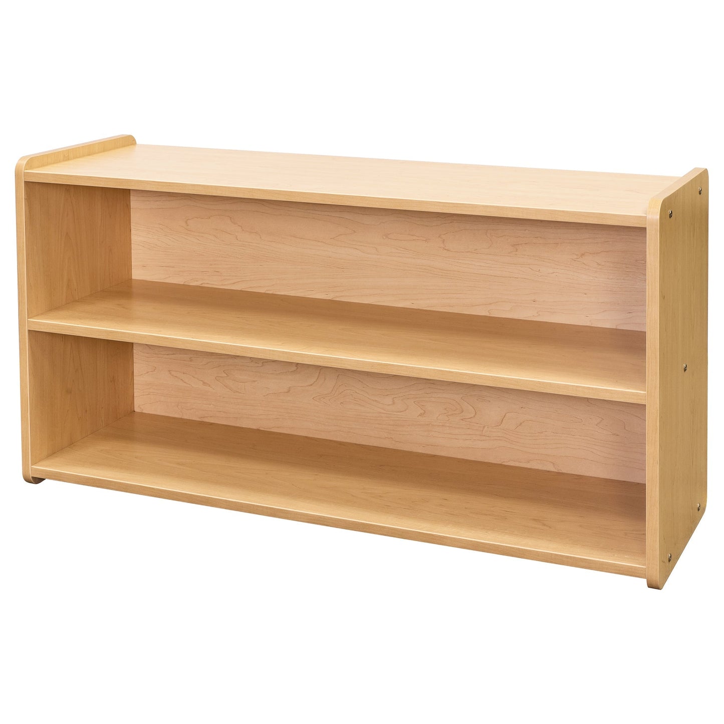 Tot Mate Large 2 - Tier Toddler Open Storage Shelf 46"W x 15"D x 23.5"H Assembled (TOT - TM2302A) - SchoolOutlet