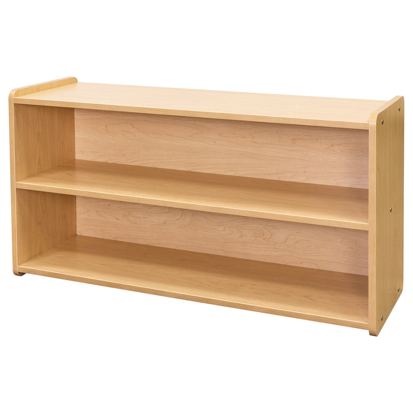 Tot Mate Large 2 - Tier Toddler Open Storage Shelf 46"W x 15"D x 23.5"H Assembled (TOT - TM2302A) - SchoolOutlet