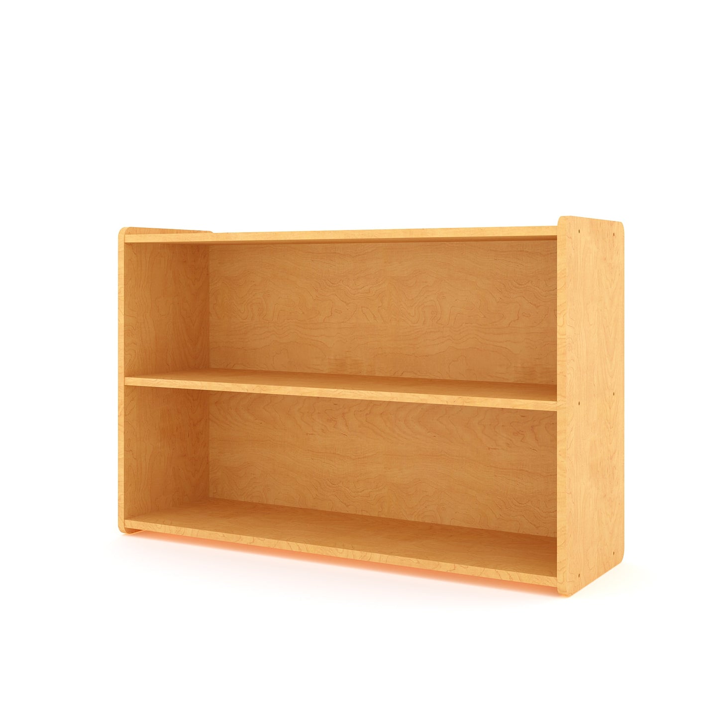 Tot Mate Large 2 - Tier Preschool Open Storage Shelf 46"W x 15"D x 30.5"H Assembled (TOT - TM2304A) - SchoolOutlet
