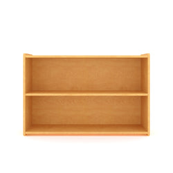Tot Mate Large 2-Tier Preschool Open Storage Shelf 46"W x 15"D x 30.5"H Assembled (TOT-TM2304A)