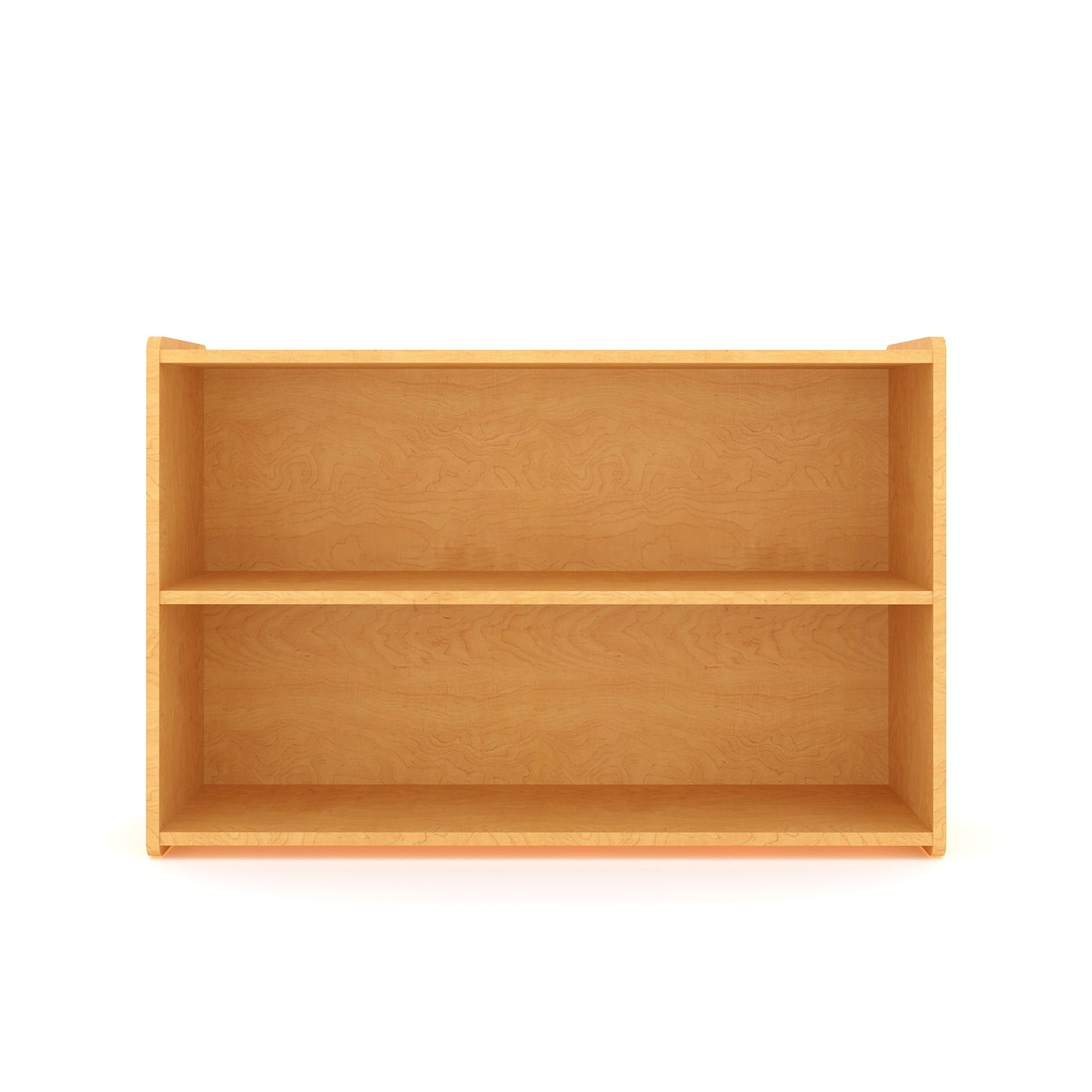 Tot Mate Large 2 - Tier Preschool Open Storage Shelf 46"W x 15"D x 30.5"H Unassemble (TOT - TM2304R) - SchoolOutlet