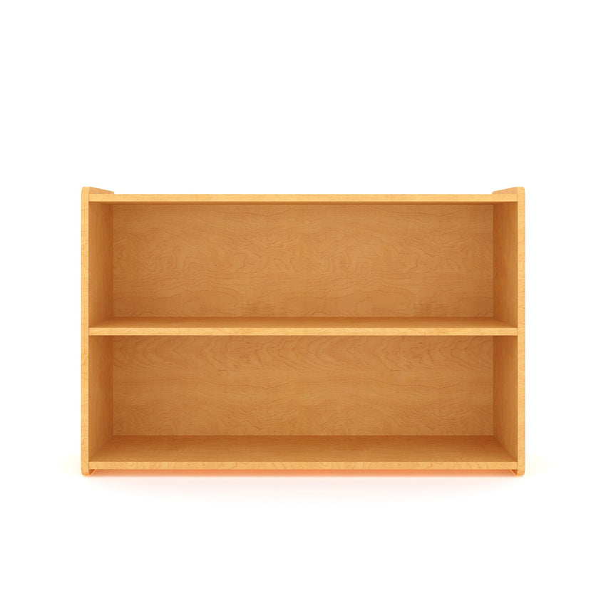 Tot Mate Large 2 - Tier Preschool Open Storage Shelf 46"W x 15"D x 30.5"H Unassemble (TOT - TM2304R) - SchoolOutlet