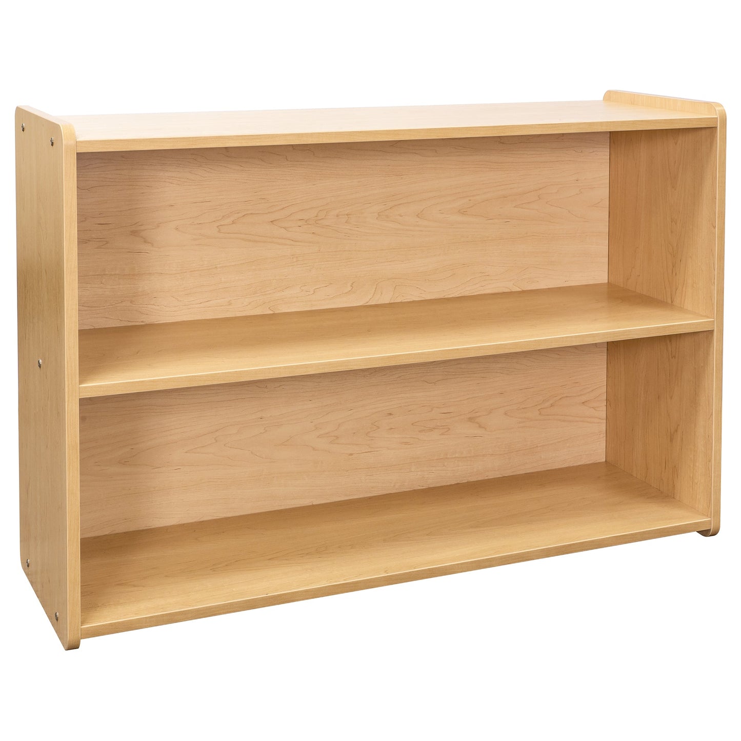 Tot Mate Large 2 - Tier Preschool Open Storage Shelf 46"W x 15"D x 30.5"H Unassemble (TOT - TM2304R) - SchoolOutlet