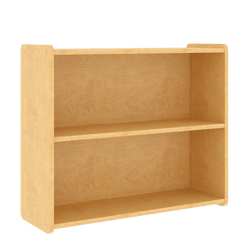 Tot Mate Pre-Assembled Small Preschool Storage 2-Shelf 36"W x 12"D x 30"H  (TOT-TM2305A)