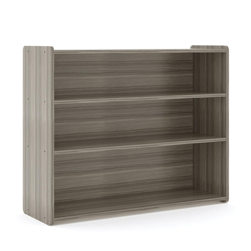 Tot Mate Large 3 - Tier School - Age Open Storage Shelf 46"W x 15"D x 37.5"H Unassemble (TOT - TM2306R) - SchoolOutlet