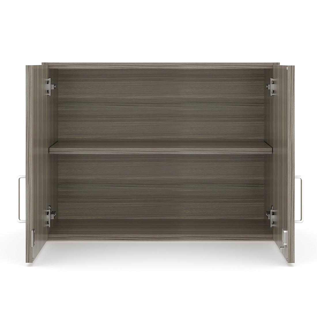 Tot Mate Small 2 - Level Locking Wall Storage Cabinet 30"W x 14.5"D x 22.5"H Assembled (TOT - TM2313A) - SchoolOutlet