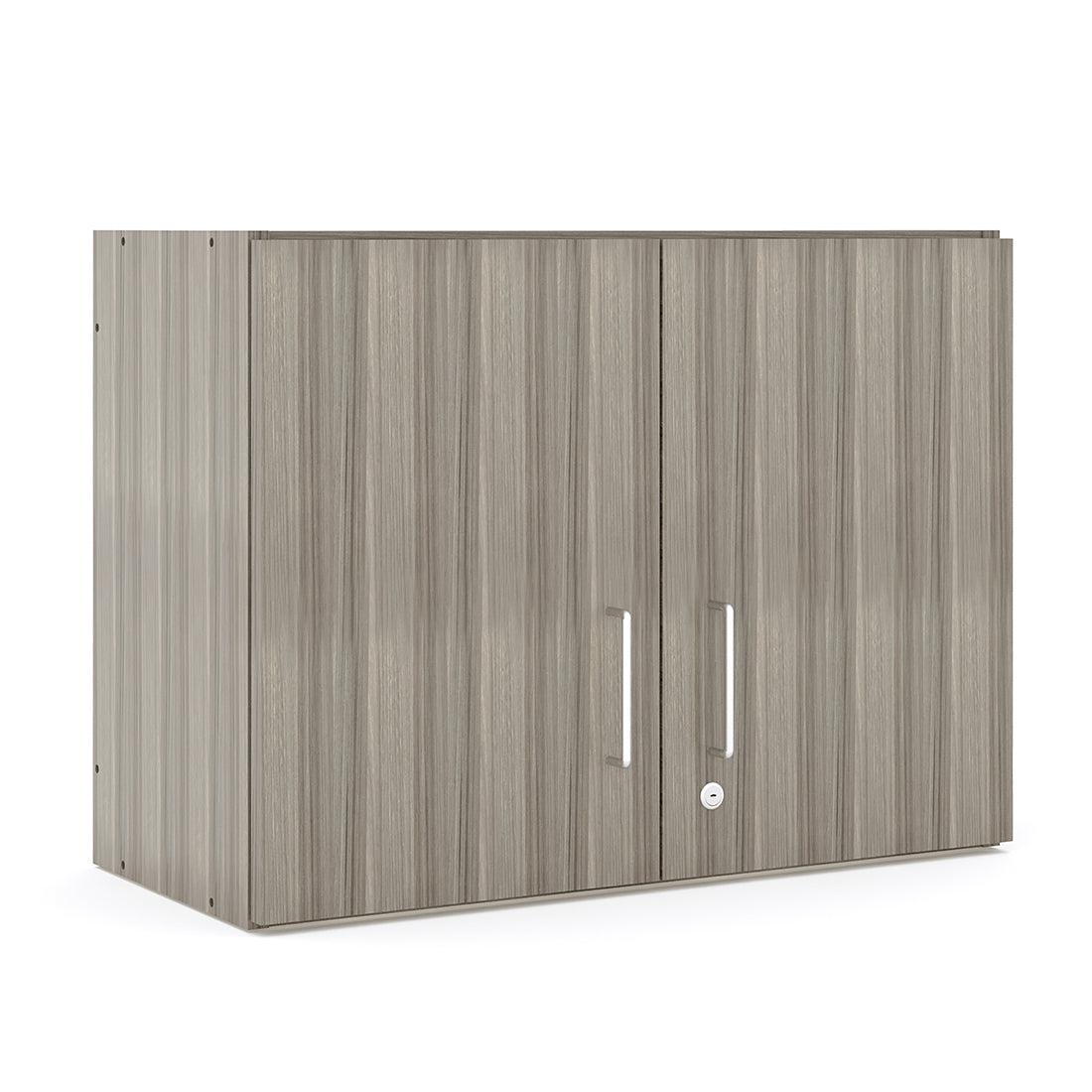 Tot Mate Small 2 - Level Locking Wall Storage Cabinet 30"W x 14.5"D x 22.5"H Assembled (TOT - TM2313A) - SchoolOutlet
