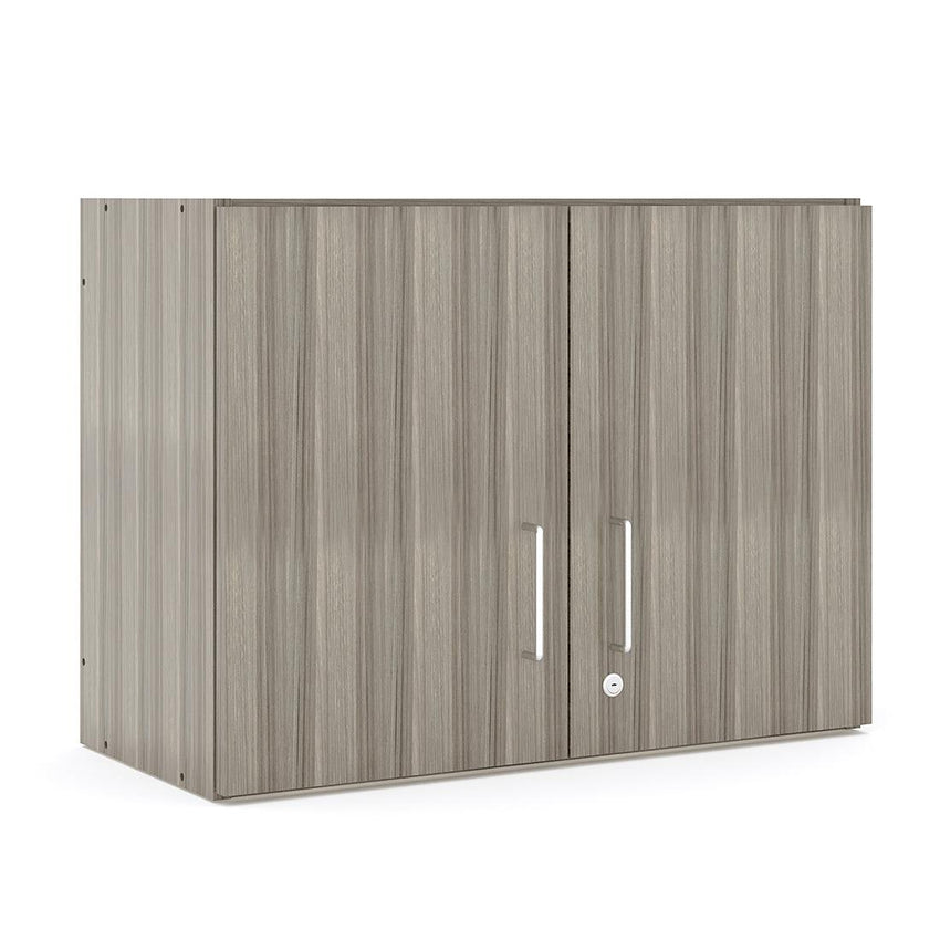 Tot Mate Small 2 - Level Locking Wall Storage Cabinet 30"W x 14.5"D x 22.5"H Unassemble (TOT - TM2313R) - SchoolOutlet