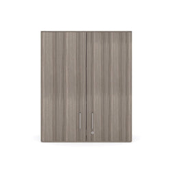 Tot Mate Medium 3-Level Locking Wall Storage Cabinet 30"W x 12.5"D x 36.5"H Assembled (TOT-TM2317A)