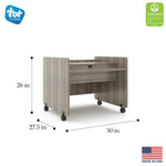 Tot Mate Multi - Level Mobile Technology and Activity Desk 30