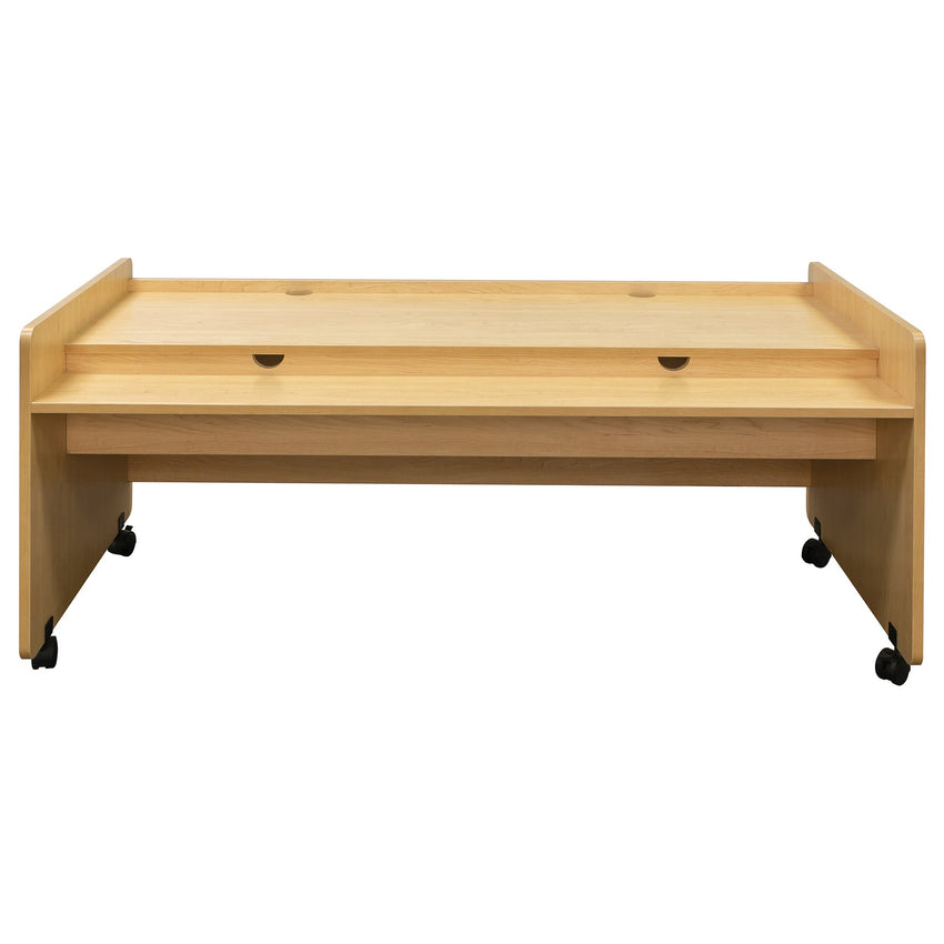 Tot Mate Multi - Level Double Mobile Technology and Activity Desk 60"W x 27.5"D x 26"H Unassemble (TOT - TM2325R) - SchoolOutlet