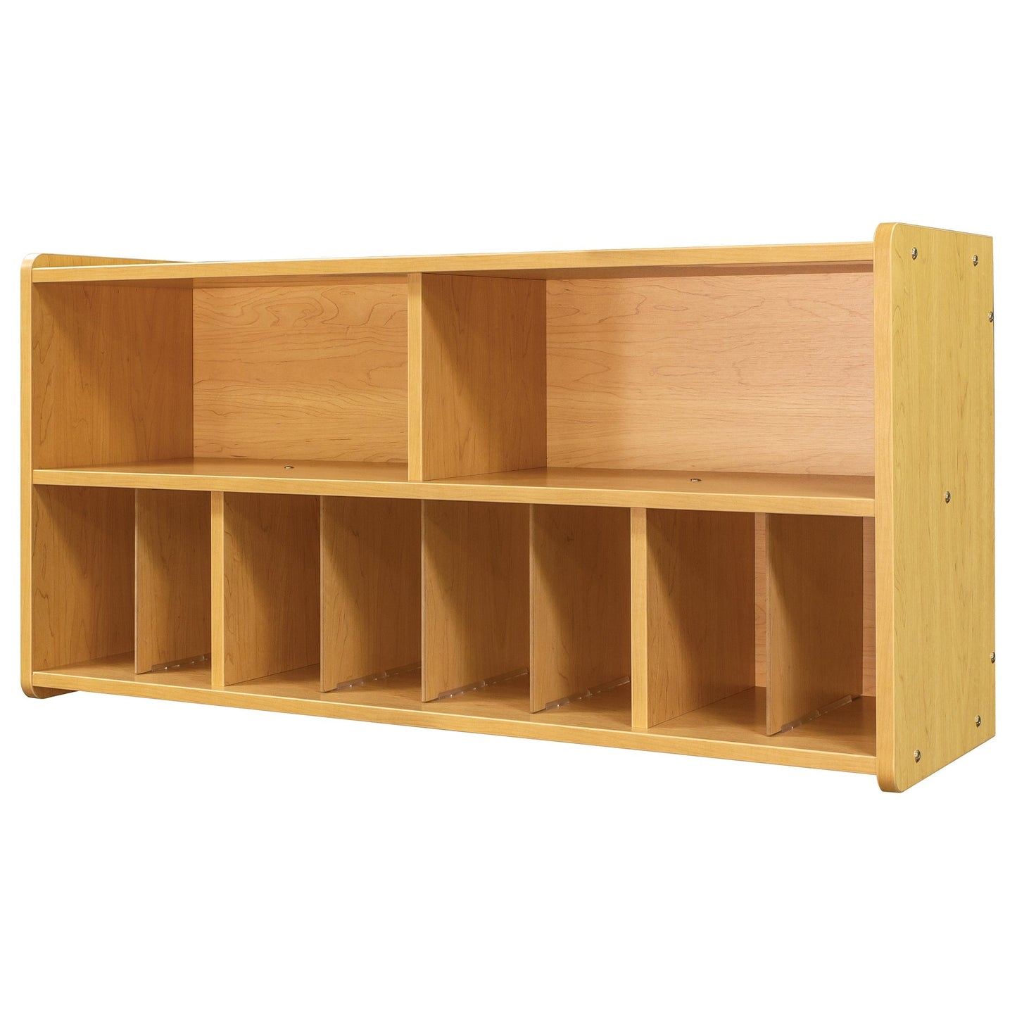 Tot Mate Multi - Compartment Wall Diaper Storage Cabinet 46"W x 15"D x 23.5"H Unassemble (TOT - TM2336R) - SchoolOutlet