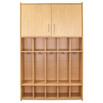 Tot Mate 4 - Tier Kids' Locker with Locking Cabinet & Shoe Cubbies 46