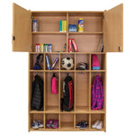 Tot Mate 4 - Tier Kids' Locker with Locking Cabinet & Shoe Cubbies 46