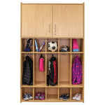 Tot Mate 4 - Tier Kids' Locker with Locking Cabinet & Shoe Cubbies 46