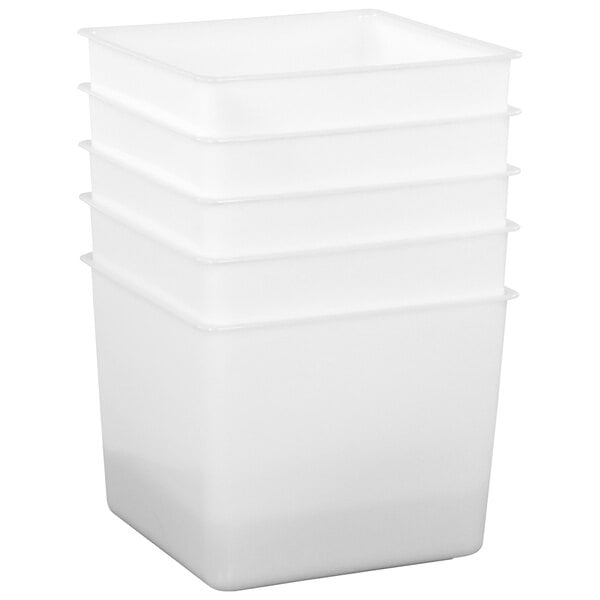 Tot Mate Small Opaque Storage Bins - 5 Pack (TOT - TM7519R.S0000) - SchoolOutlet