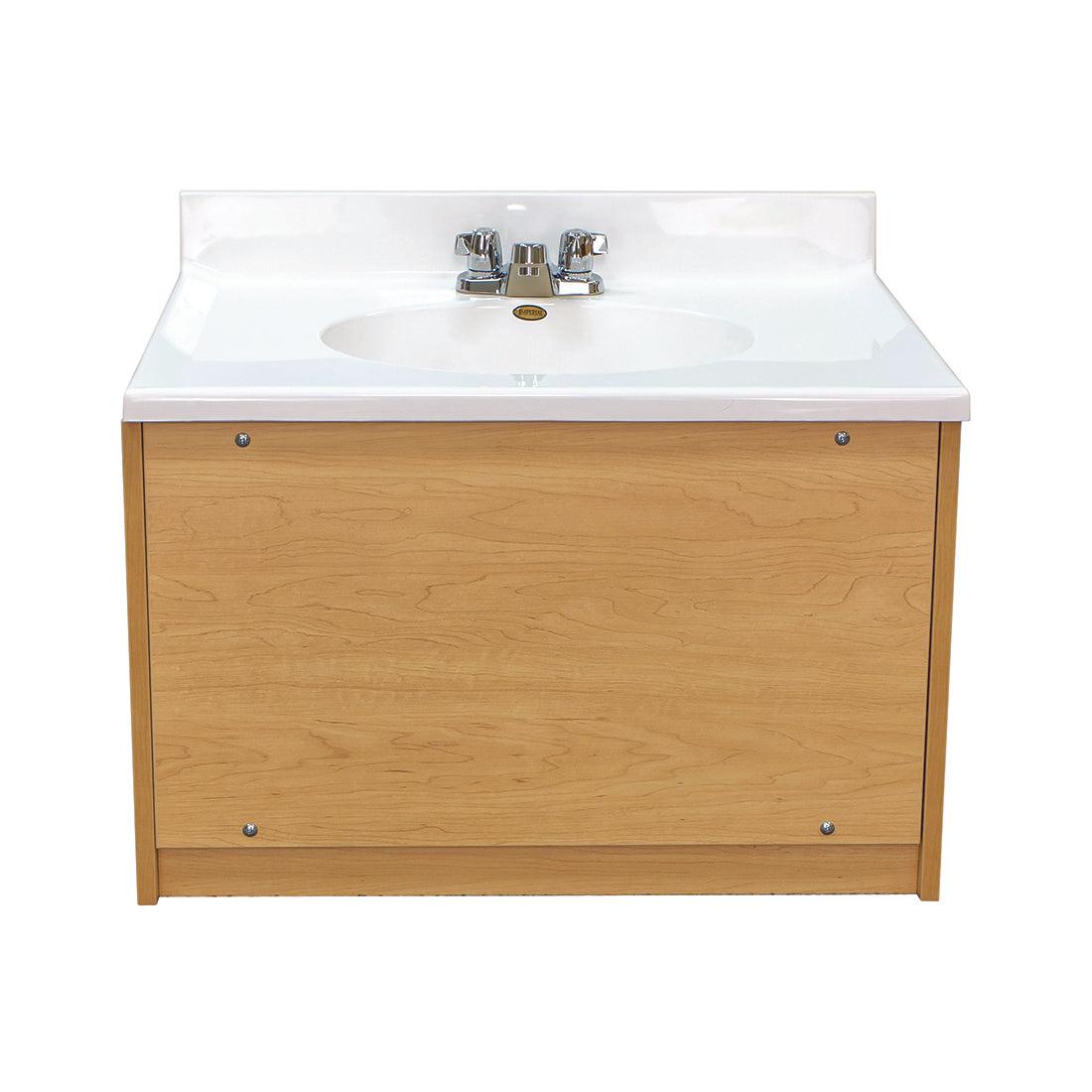 Tot Mate Kids' Floor Mount Bathroom Vanity with Sink 31"W x 21"D x 24"H (TOT - TM8350R) - SchoolOutlet