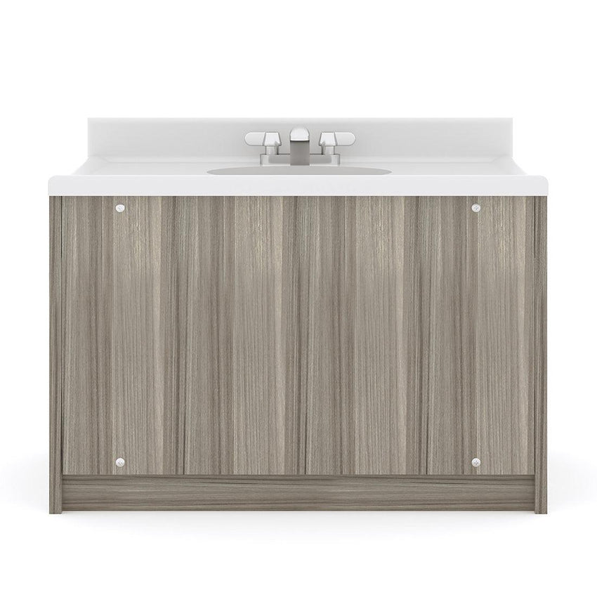 Tot Mate Kids' Floor Mount Bathroom Vanity with Sink 31"W x 21"D x 24"H (TOT - TM8350R) - SchoolOutlet