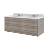 Tot Mate Kids' Floor Mount Double Bathroom Vanity with Sink 49