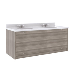 Tot Mate Kids' Floor Mount Double Bathroom Vanity with Sink 49"W x 21"D x 24"H (TOT-TM8352R)