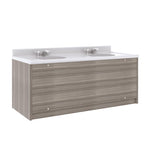Tot Mate Kids' Floor Mount Double Bathroom Vanity with Sink 49