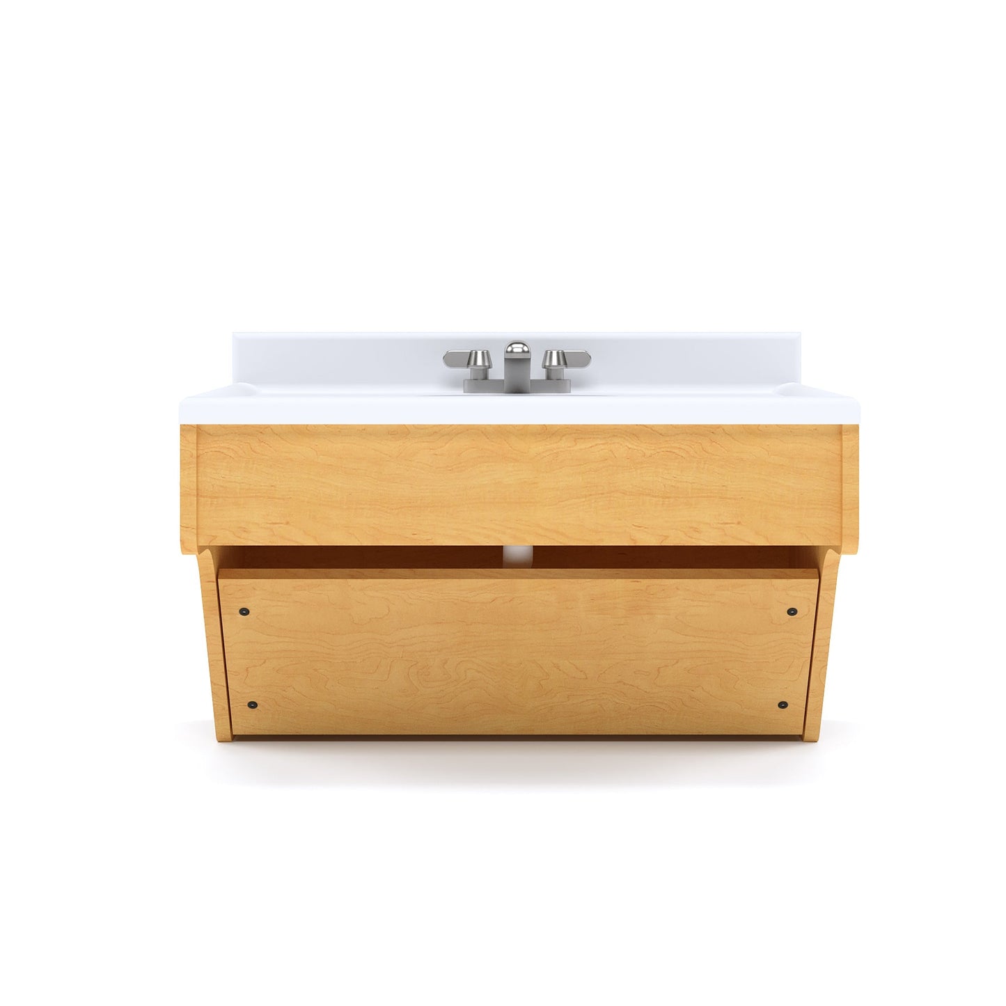 Tot Mate Kids' Wall - Mount Bathroom Vanity with Sink 31"W x 21"D x 21.5"H (TOT - TM8360R) - SchoolOutlet