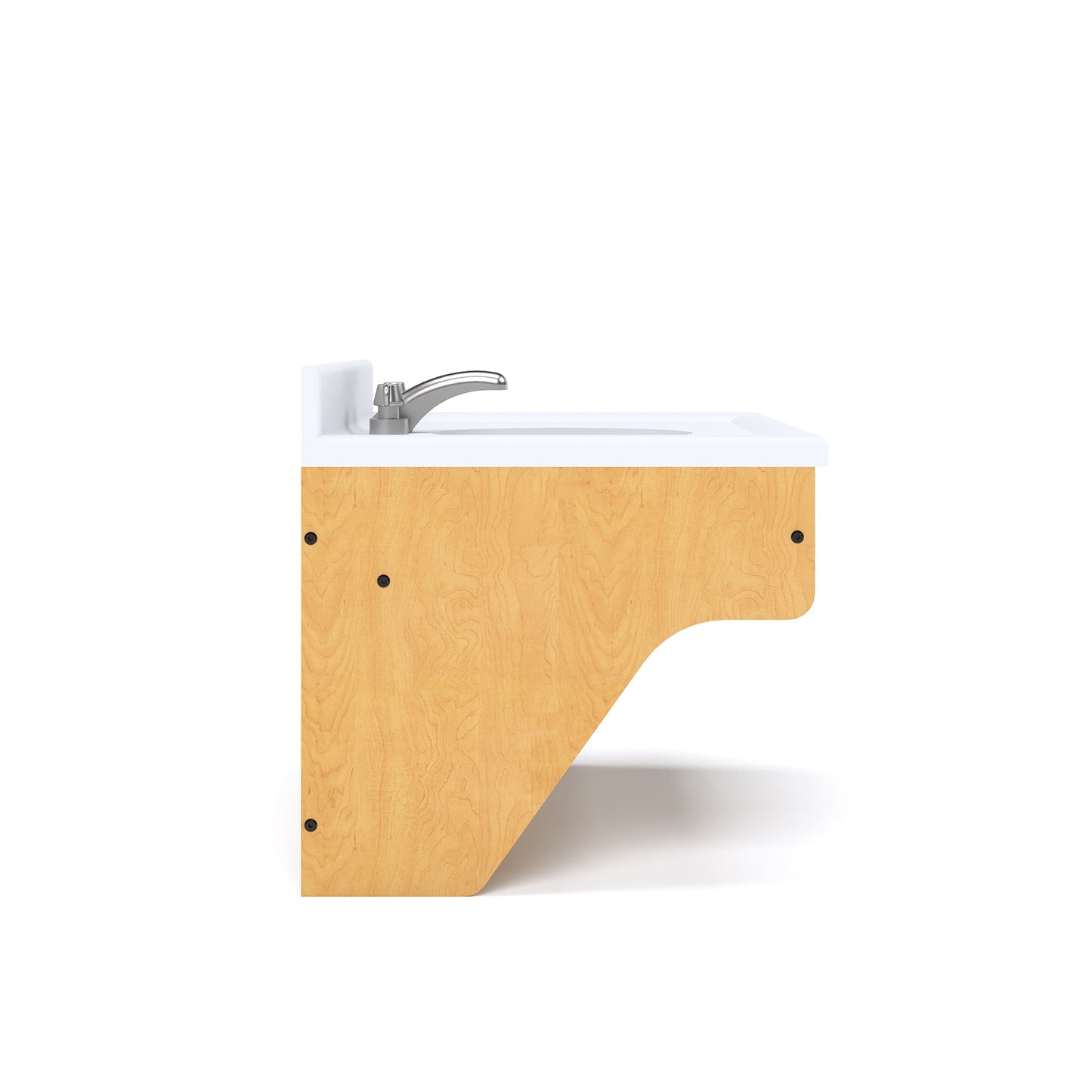 Tot Mate Kids' Wall - Mount Bathroom Vanity with Sink 31"W x 21"D x 21.5"H (TOT - TM8360R) - SchoolOutlet