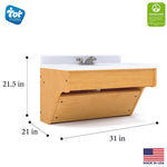 Tot Mate Kids' Wall - Mount Bathroom Vanity with Sink 31