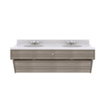 Tot Mate Kids' Wall - Mount Double Bathroom Vanity with Sink 49