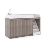 Tot Mate Toddler Walkup Changing Table with Sink & Stairs (Right - Side Stairs) 59.5