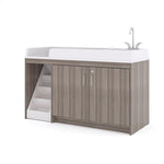 Tot Mate Toddler Walkup Changing Table with Sink & Stairs (Left - Side Stairs) 59.5