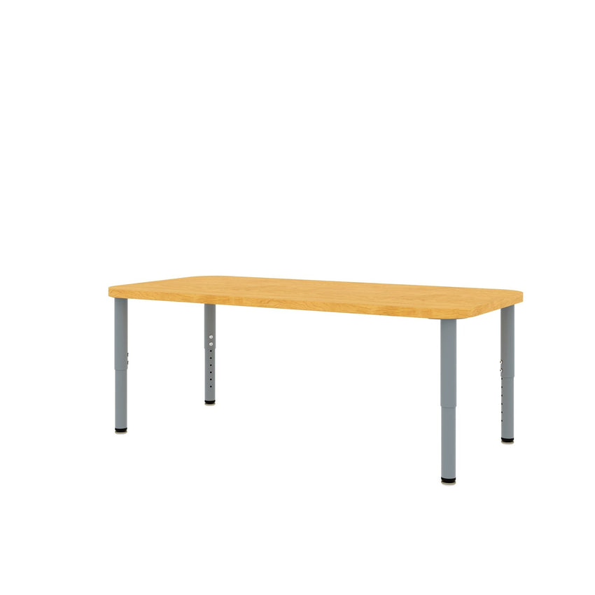 Tot Mate Rectangular Classroom Activity with Adjustable Table 48"W x 24"D x 14" - 23"H (TOT - TM9300R) - SchoolOutlet