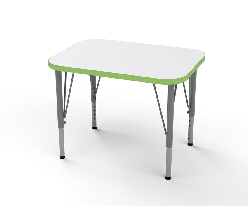 Versa Tot Mate Preschool Rectangle Student Desk - Small 27"W x 20"D x 14" - 23"H (TOT - TM9510R) - SchoolOutlet