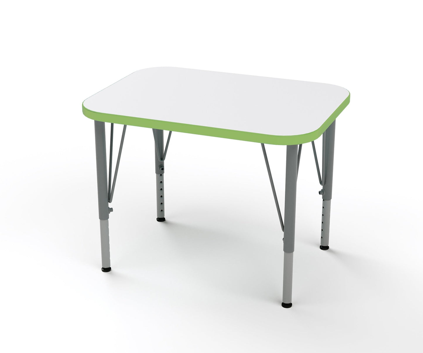 Versa Tot Mate Preschool Rectangle Desk - Small 27"W x 20"D x 21" - 30"H (TOT - TM9511R) - SchoolOutlet