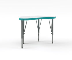 Tot Mate Versa Preschool Wing Desk - Small 29.75"W x 16.75"D x 21"-30"H (TOT-TM9531R)