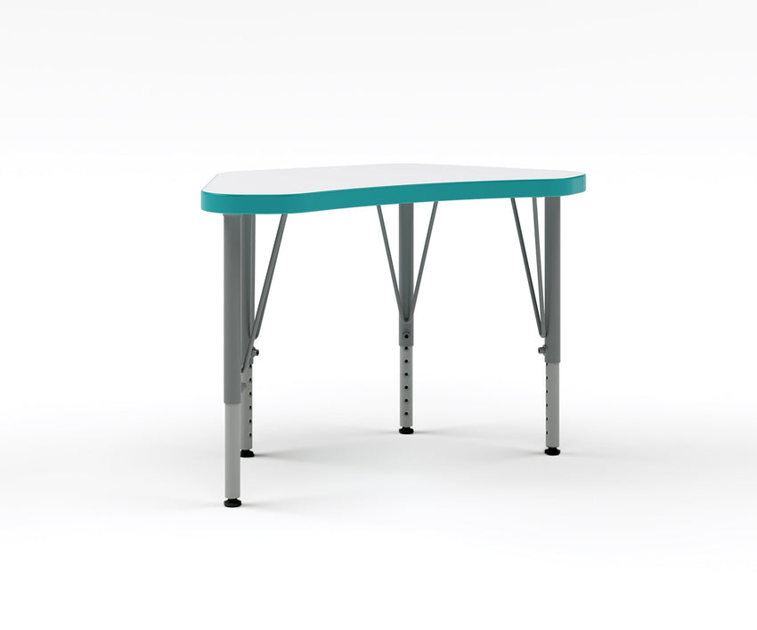 Versa Tot Mate Preschool Wing Desk - Small 29.75"W x 16.75"D x 21" - 30"H (TOT - TM9531R) - SchoolOutlet