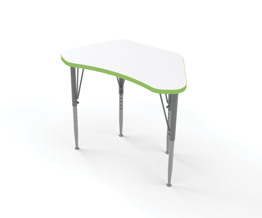 Versa Tot Mate Preschool Wing Desk - Small 29.75"W x 16.75"D x 21" - 30"H (TOT - TM9531R) - SchoolOutlet