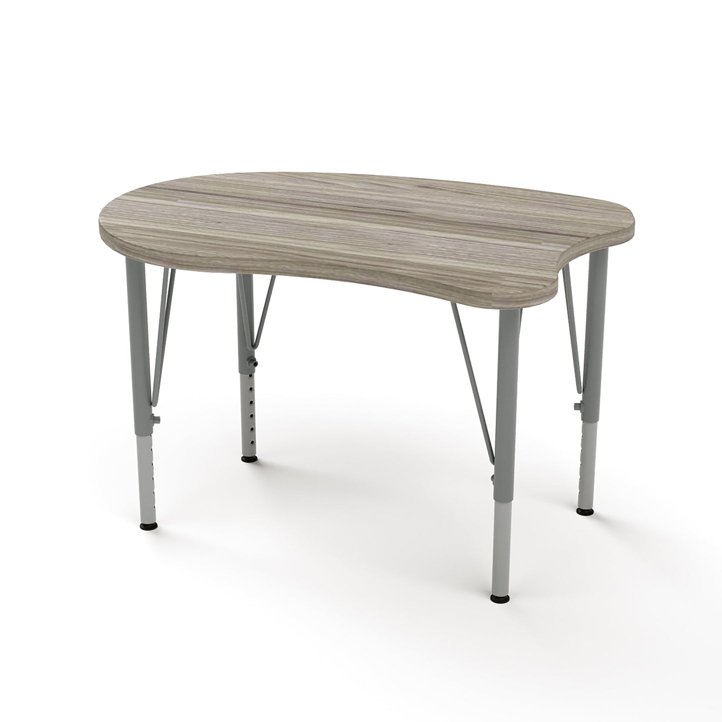 Versa Tot Mate Preschool Curved Desk - Small 31.5"W x 20"D x 14" - 23"H (TOT - TM9540R) - SchoolOutlet
