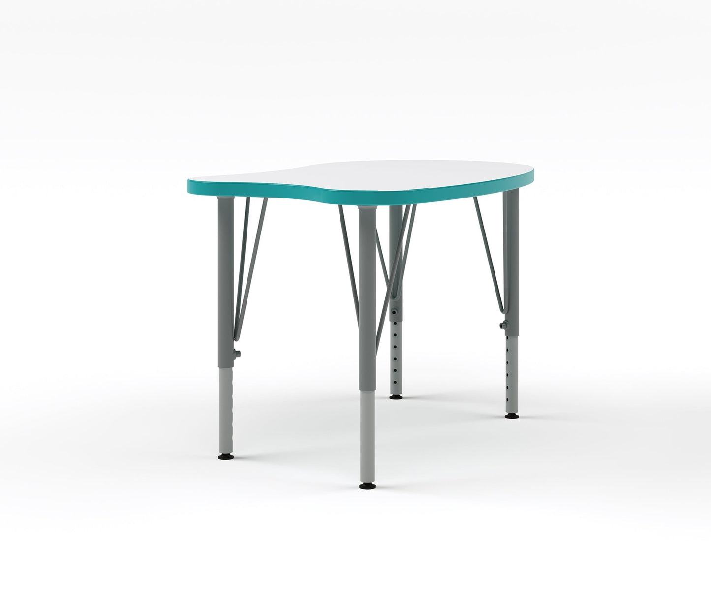 Versa Tot Mate Preschool Curved Desk - Small 31.5"W x 20"D x 14" - 23"H (TOT - TM9540R) - SchoolOutlet