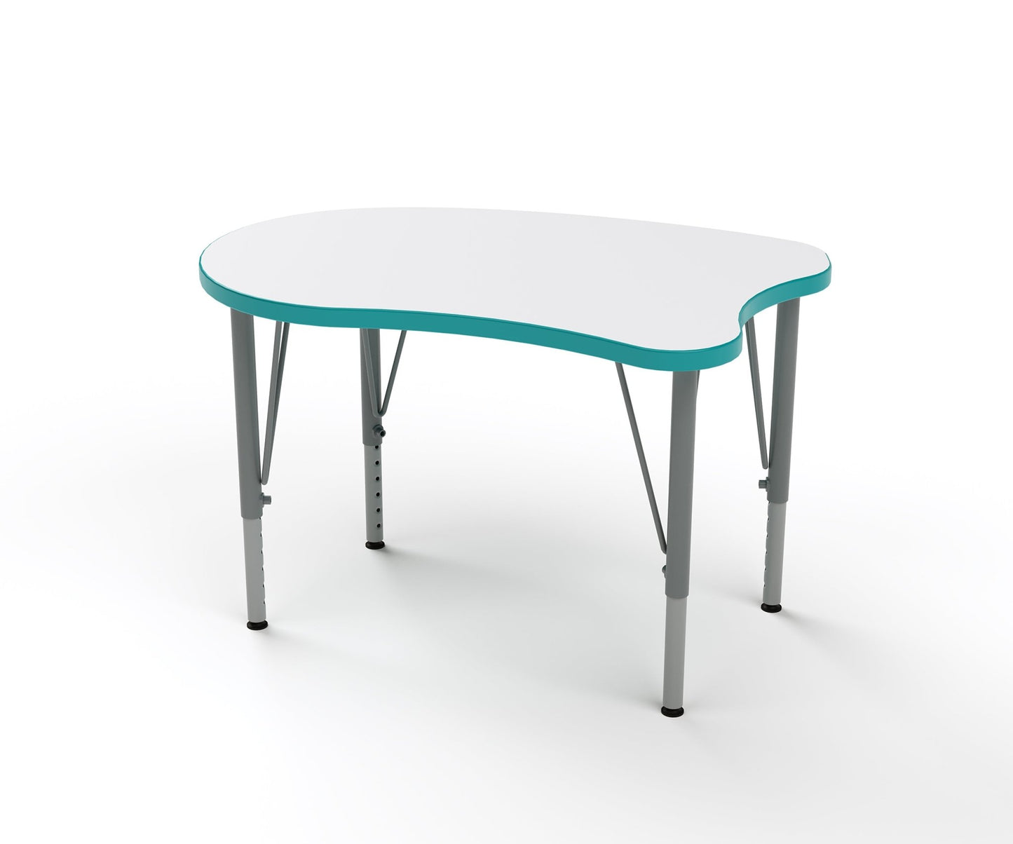 Versa Tot Mate Preschool Curved Desk - Small 31.5"W x 20"D x 14" - 23"H (TOT - TM9540R) - SchoolOutlet
